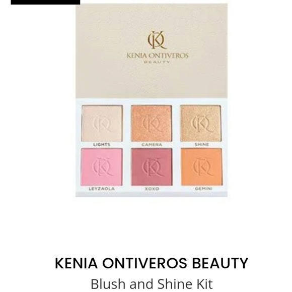 New Kenia Ontiveros blush & shine Palette‎ - Picture 3 of 8